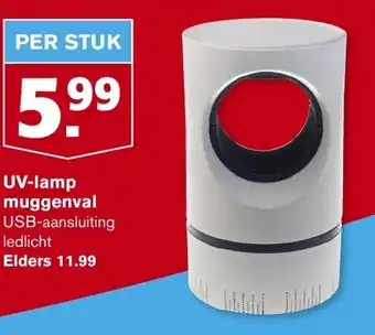 Hoogvliet UV-lamp muggenval USB-aansluiting aanbieding