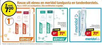 Kruidvat Elmex en meridol assortiment aanbieding