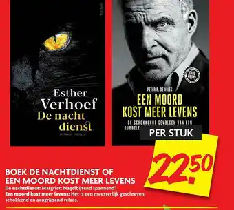 Dekamarkt Boek de nachtdienst of een moord kost meer levens aanbieding