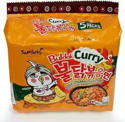 Bol.com Samyang hot chicken flavor ramen buldak curry - noedels - 5 x 140 gram aanbieding