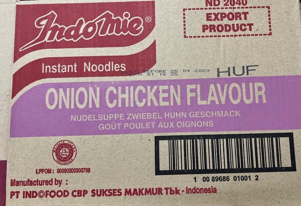 Indomie instant noodles onion chicken flavour 40 x 80g aanbieding