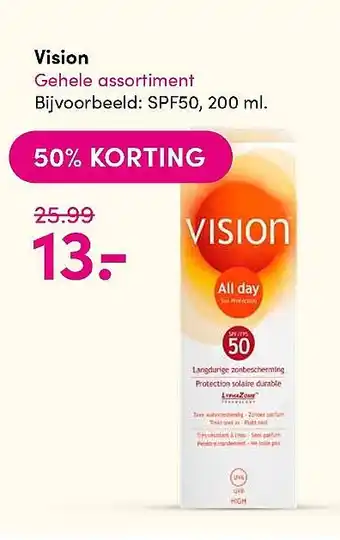 DA Vision aanbieding