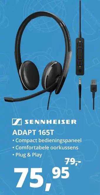 Paradigit Sennheiser Adapt 165T aanbieding