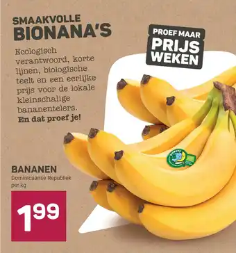 Ekoplaza Bananen aanbieding