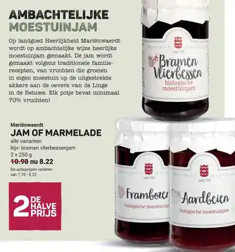 Ekoplaza Mariënwaerdt jam of marmelade aanbieding