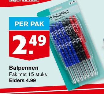 Hoogvliet Balpennen aanbieding