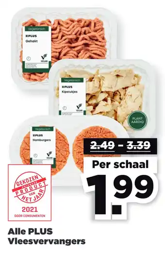 PLUS Alle PLUS Vleesvervangers aanbieding