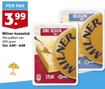 Hoogvliet Milner kaasstuk aanbieding