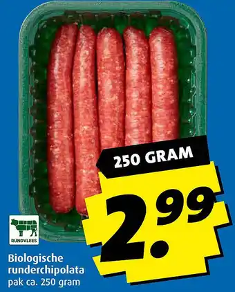 Boni Biologische runderchipolata aanbieding