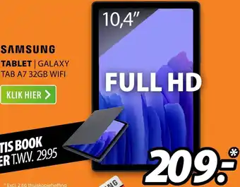 Expert SAMSUNG Tablet GALAXY Tab A7 aanbieding