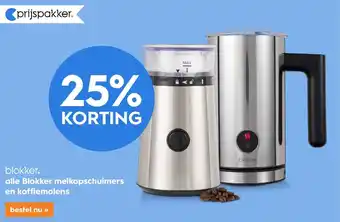 Blokker Alle Blokker melkopschuimers en koffiemolens aanbieding