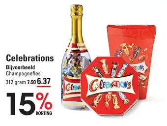 Sligro Celebrations Champagnefles 312 gram aanbieding