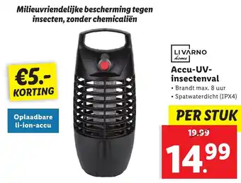 Lidl LIVARNO home Accu-UV-insectenval aanbieding