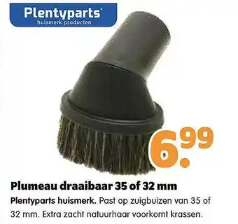 Plentyparts Plumeau Draaibaar 35 Of 32 Mm Plentyparts Huismerk aanbieding