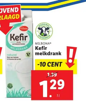 Lidl MILBONAⓇ Kefir melkdrank aanbieding