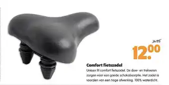 Plentyparts Comfort Fietszadel aanbieding