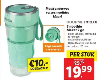 Lidl Smoothie Maker 2 go aanbieding