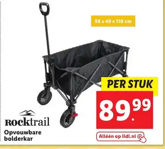 Lidl Rocktrail Opvouwbare bolderkar aanbieding