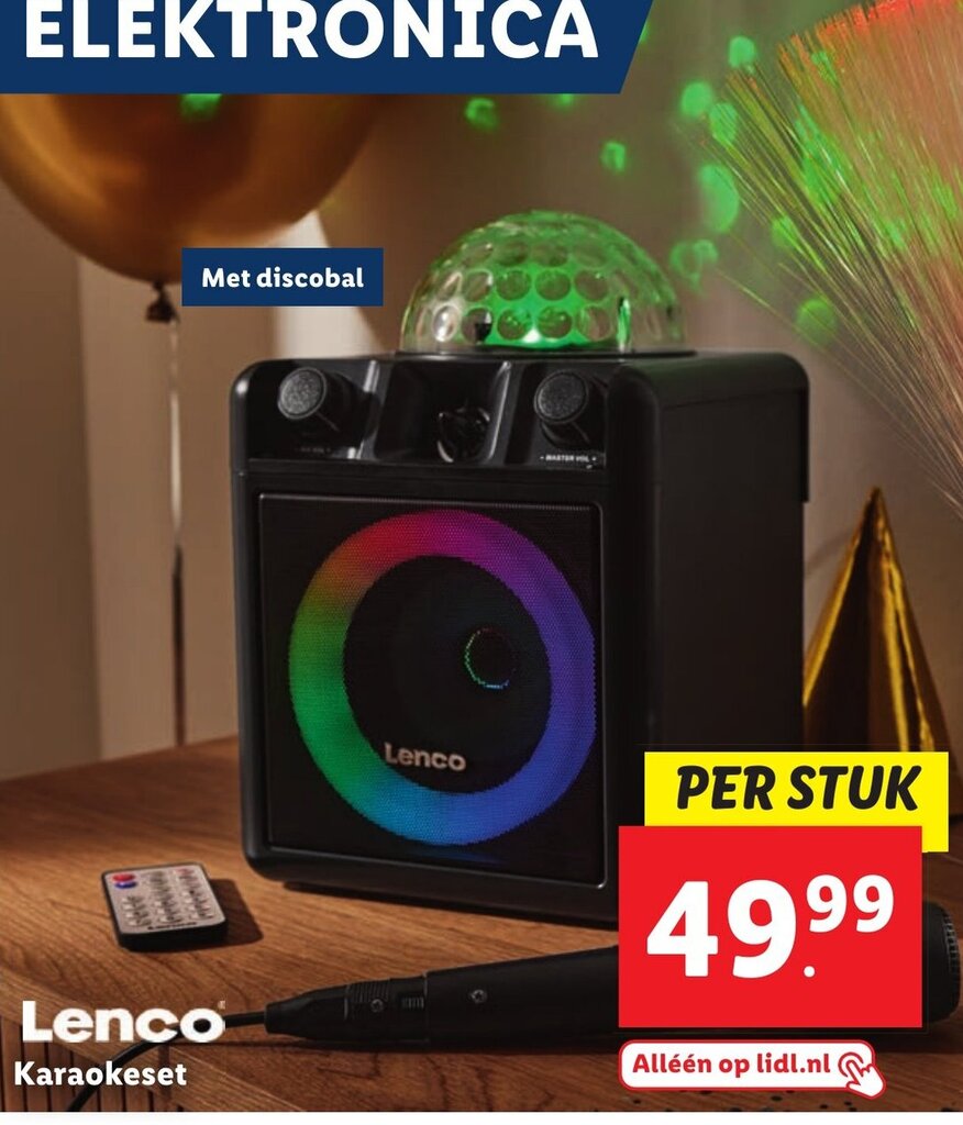 Lenco Karaokeset aanbieding bij Lidl