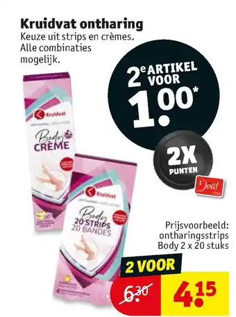 Kruidvat Kruidvat ontharing assortiment aanbieding