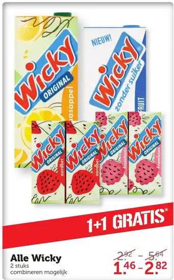 Coop Alle Wicky aanbieding