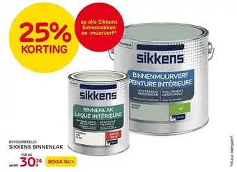 Praxis Sikkens Binnenlak 25% Korting aanbieding