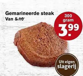 Hoogvliet Gemarineerde Steak aanbieding