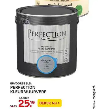 Praxis Perfection Kleurmuurverf aanbieding