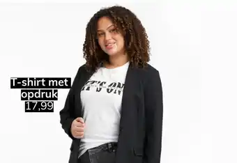 MS Mode T-shirt met opdruk aanbieding