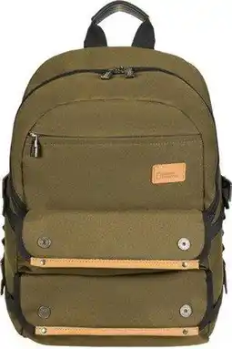 Bol.com National geographic rugzak / rugtas / schooltas - polyester - origin - khaki aanbieding