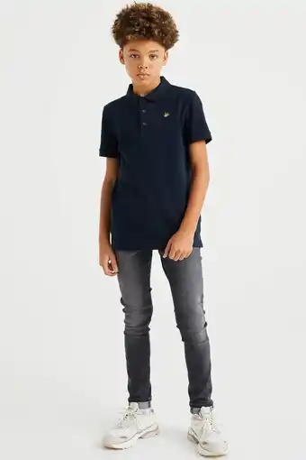 Wehkamp We fashion polo donkerblauw aanbieding