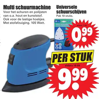 Dirk Multi schuurmachine aanbieding