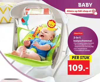 Lidl Fisher-Price 2-in-1 babyschommel aanbieding