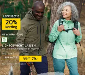 ANWB Lichtgewicht jassen aanbieding