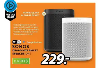 Expert Sonos draadloze smart speaker | one aanbieding