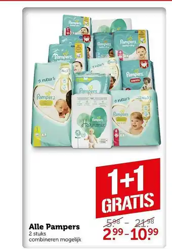 Coop Alle pampers aanbieding