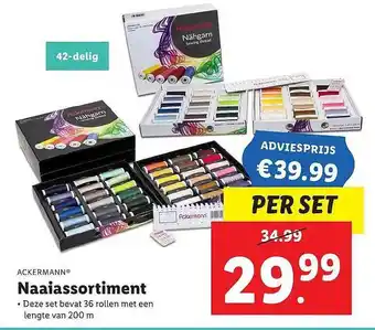 Lidl Ackermann® naaiassortiment aanbieding