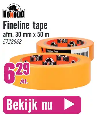 Hornbach Fineline tape aanbieding