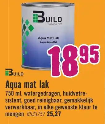 Hornbach Aqua mat lak aanbieding