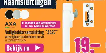 Hornbach Veiligheidsraamsluiting "3327 aanbieding