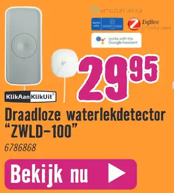 Hornbach Draadloze waterlekdetector "ZWLD-100" aanbieding