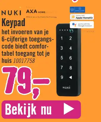 Hornbach Keypad aanbieding