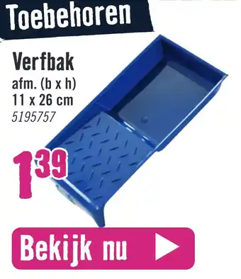 Hornbach Verfbak aanbieding