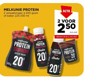 Jumbo MELKUNIE PROTEIN 2 verpakkingen à 200 gram of beker 225-330 ml aanbieding