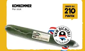 Jumbo KOMKOMMER aanbieding