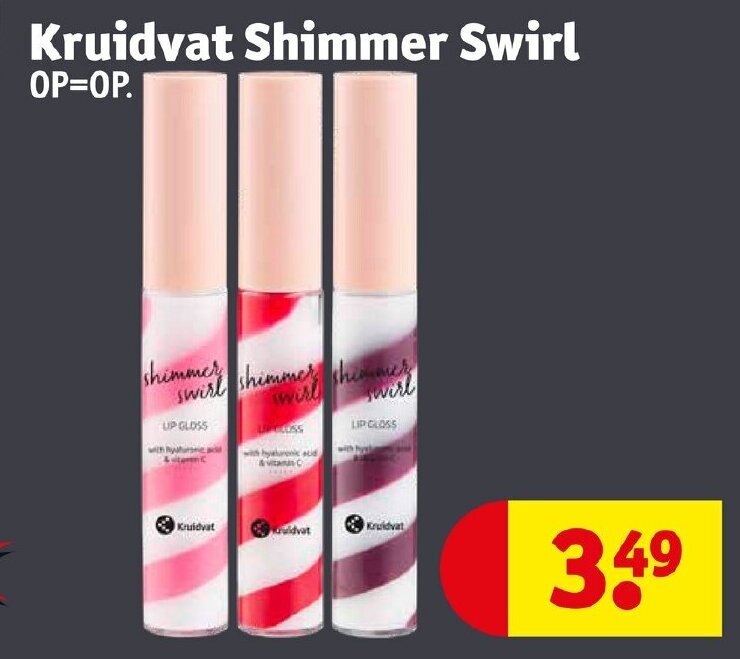 Kruidvat Shimmer Swirl aanbieding bij Kruidvat