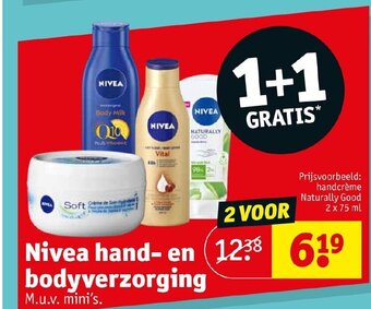 Kruidvat Nivea hand- en bodyverzorging aanbieding