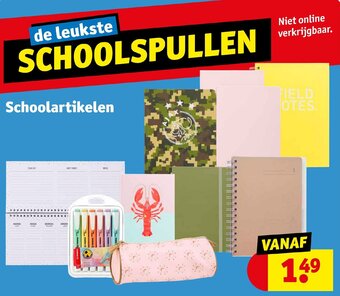 Kruidvat Schoolartikelen aanbieding