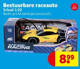 Kruidvat Bestuurbare raceauto Schaal 1:20 aanbieding