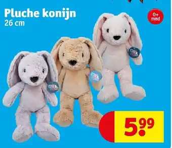 Kruidvat Pluche konijn 26 cm aanbieding